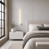 Lampa ścienna kinkiet LED listwa metalowy biały elegancki klasyczny minimalistyczny uniwersalny 60 cm SPARO ST-10669W1 white Step Into Design